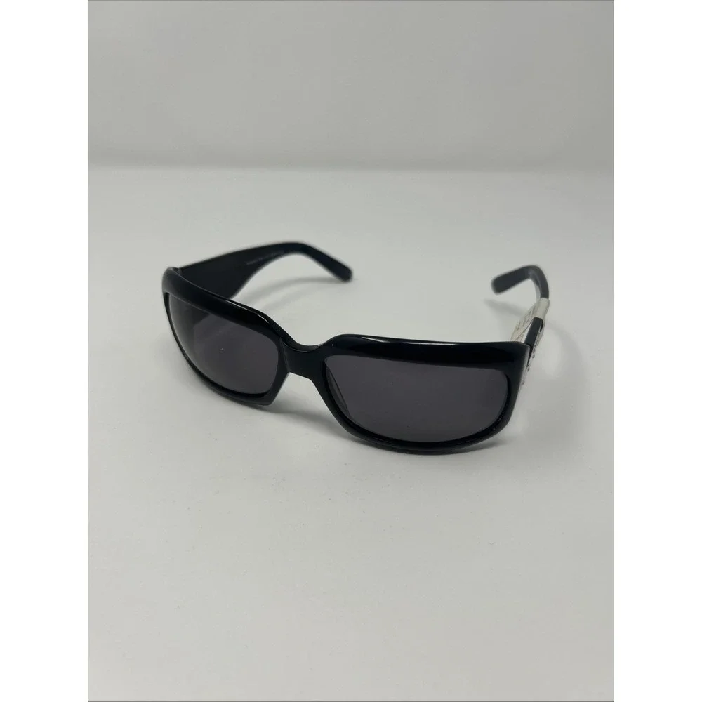 NWT Norman Childs GORGEOUS GAIL Sunglasses 62-17-125 Adult Black Frame Rhineston